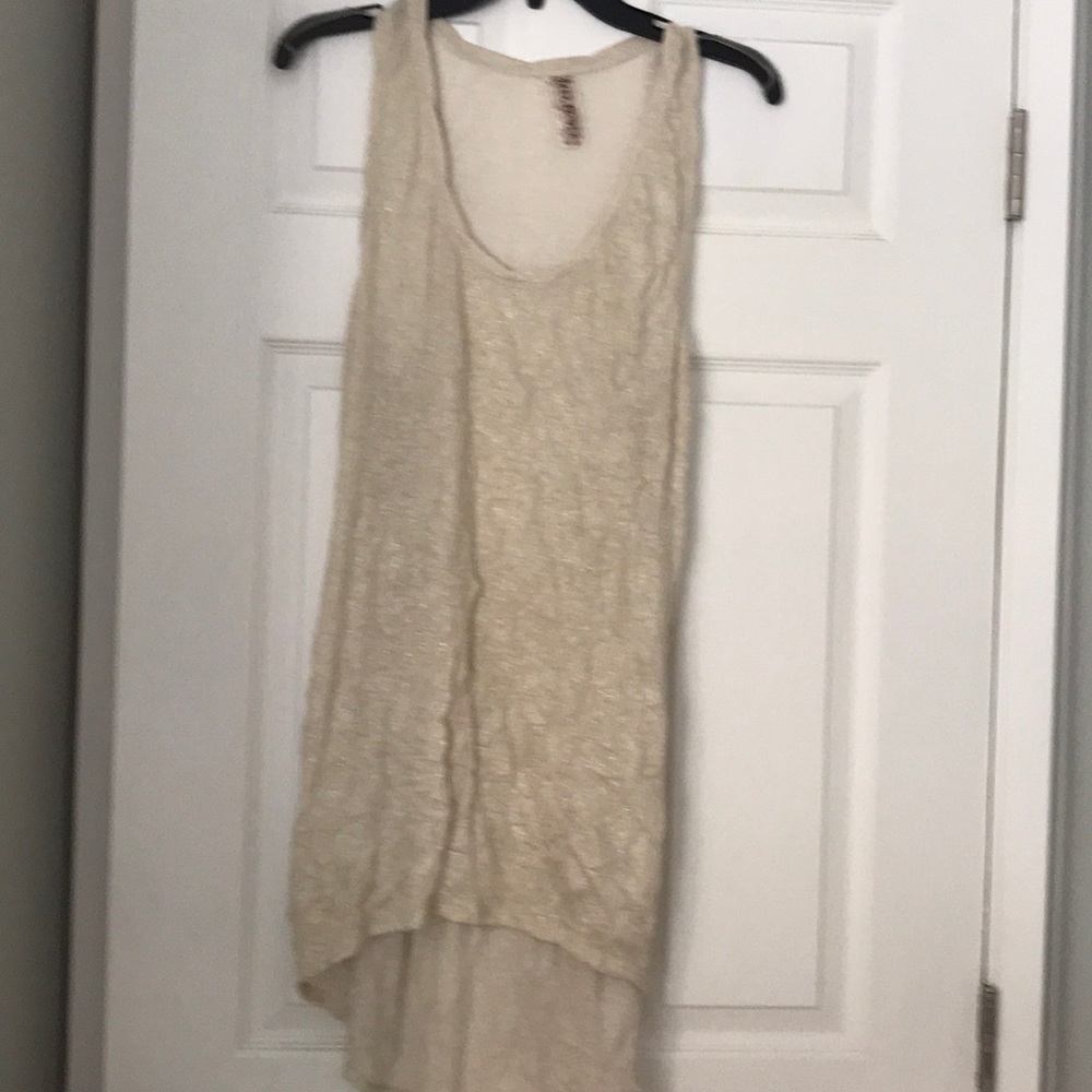 Free People Gold tank top/dress
